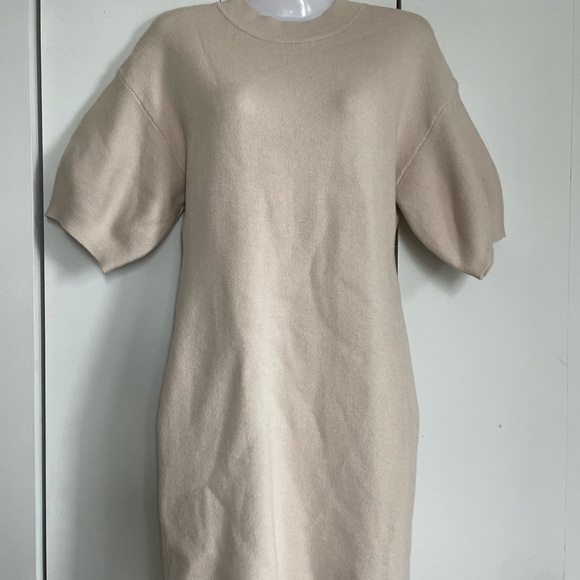 Women’s Mockneck Knit Sweater Dress - Picture 2 of 5